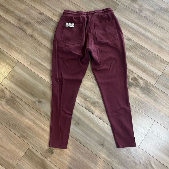 Alphalete Burgundy Athletic Workout Joggers Men Medium Bin I-24 - Picture 5 of 6